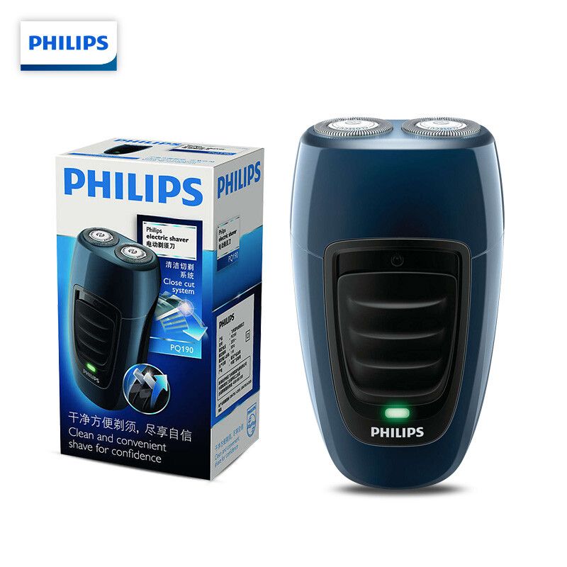 飞利浦/PHILIPS 电动剃须刀 PQ190/16 旋转式 充电式 2个刀头