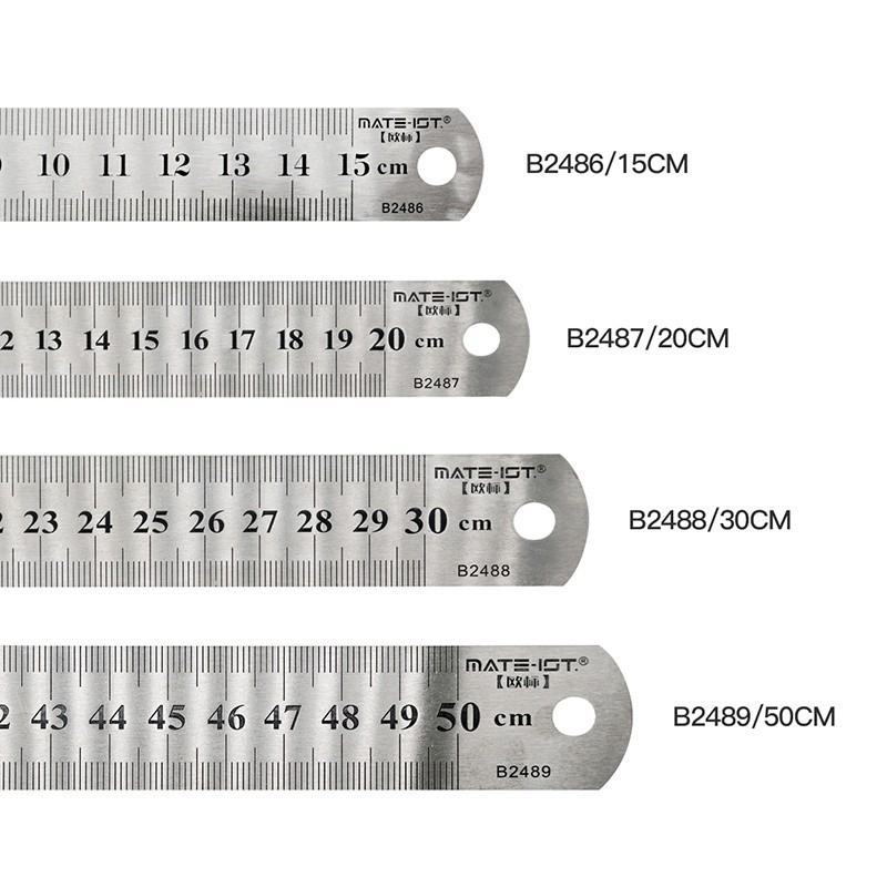 欧标 欧标钢直尺 B2489 50cm 不锈钢