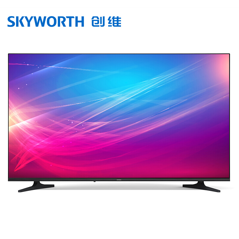 创维 电视机 65E392G 65 英寸 全面屏4K,2+16G,DDR4,1.5GHZ,防蓝光，节能证书，环保证书：MEMC运动补偿技术，蓝牙