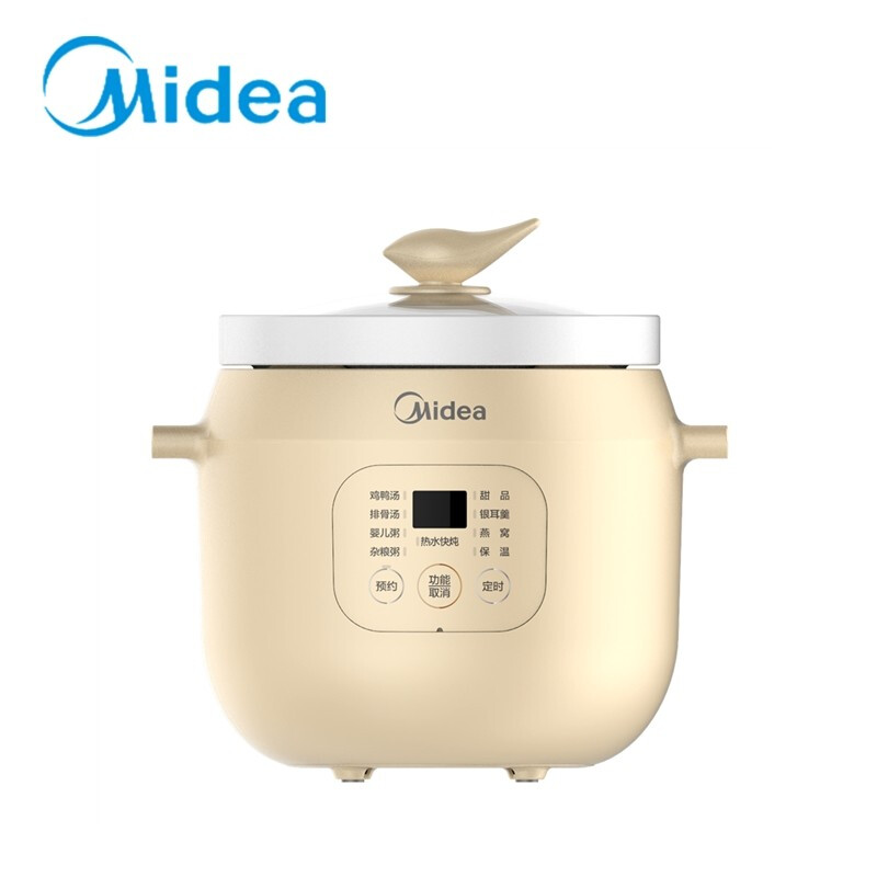 美的/Midea 电炖锅 MD-DG20E101  白瓷 2L 120W