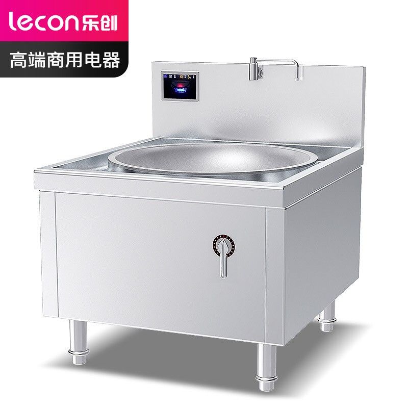 乐创/lecon 电磁炉 LC-J-DC1000S30 尺寸1200*1300*（800+400）mm、额定电压380V、空气开关160A、额定功率30KW、火力档位数量8档、推荐就餐人数300