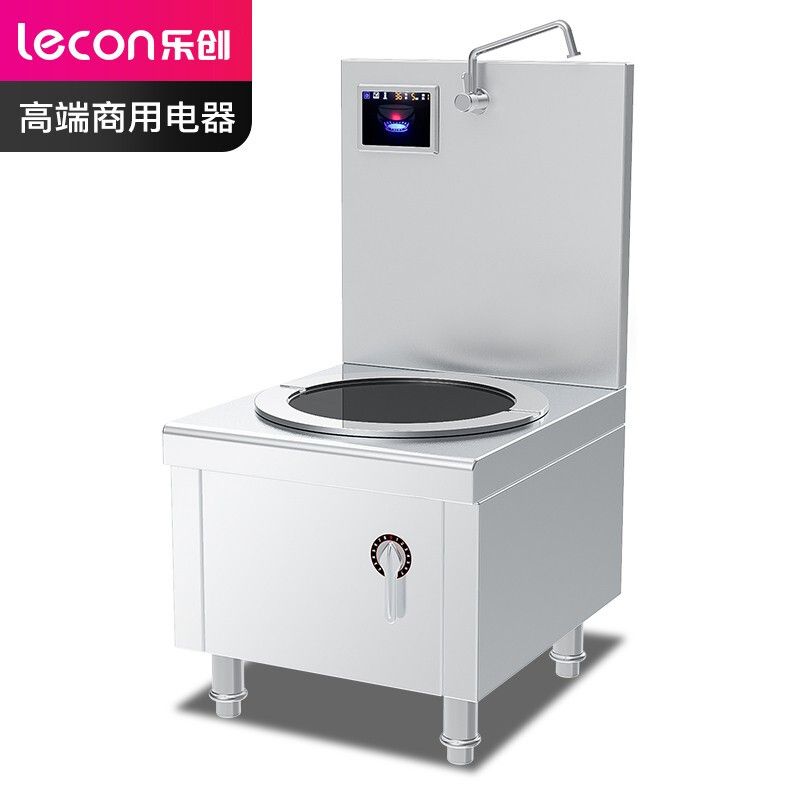 乐创/lecon 电磁炉 LC-J-DTL15PS 电压380V、频率50HZ、额定功率15KW、空气开关100A、档位数量8档、尺寸650*750*（550+650）mm