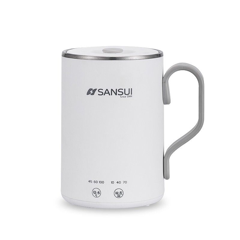 山水 多功能电热养生杯 SDR-036B2304 304不锈钢一体无缝内胆 350ml 300w