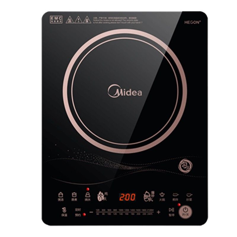 美的/Midea 电磁炉 RT2170 按键式 黑晶面板 三级能效