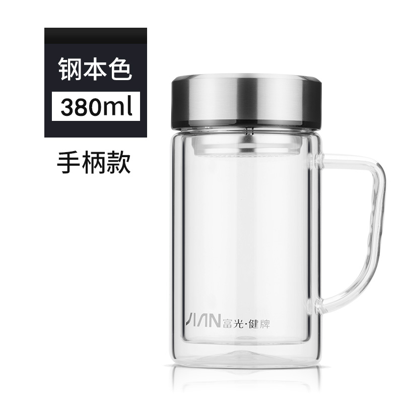 富光 玻璃杯 X1804-SP-380ml 容量 380ml;无花色;双层;