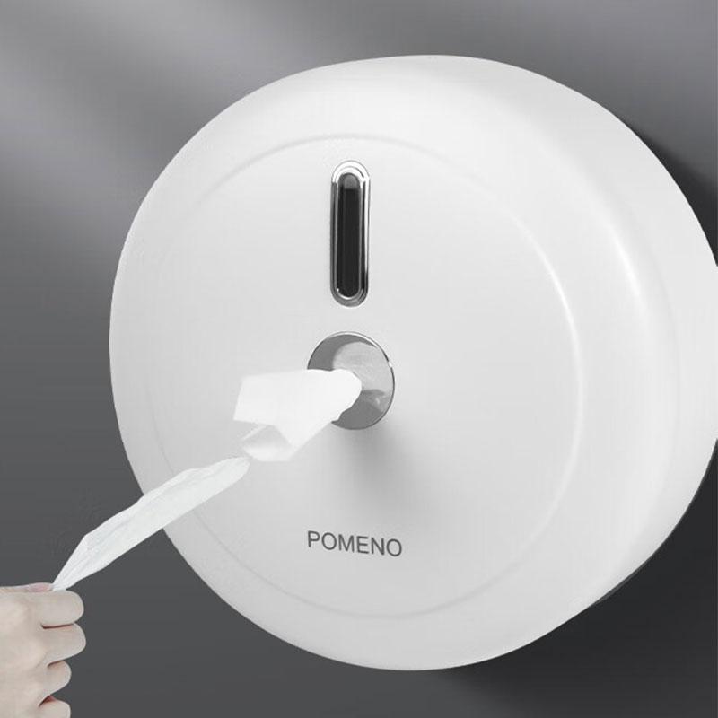 POMENO 大盘纸 ZD130W70 适用130型抽纸盒 原生木浆700克/卷 700节/卷 12卷/箱 180*130mm 三层