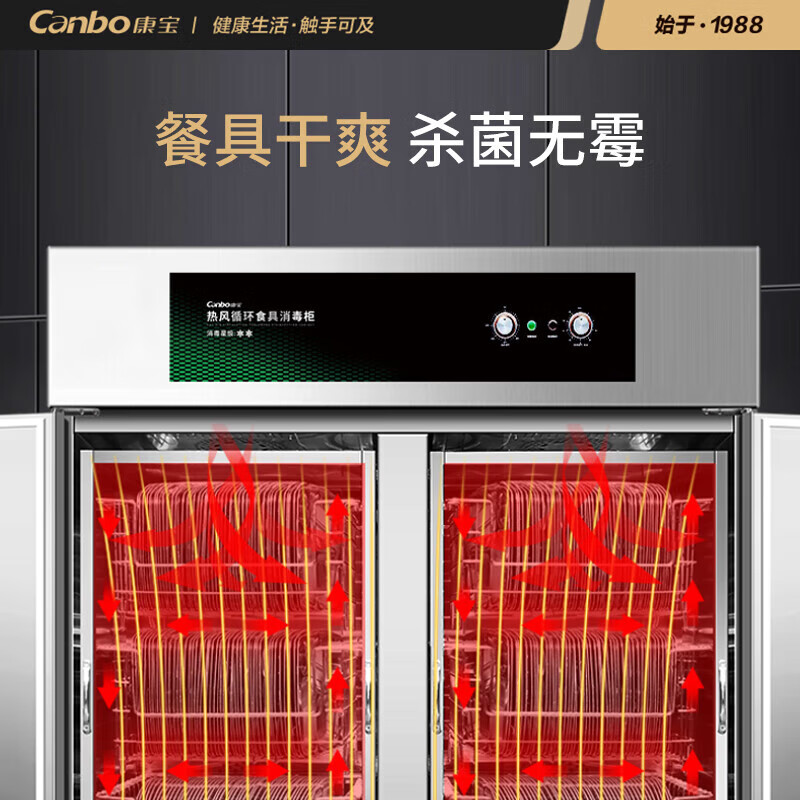 康宝/Canbo 消毒柜 XDR1200-GFTC3 消毒星级：二星级层数：3层容量：100L以上类型：立式消毒柜消毒方式：高温