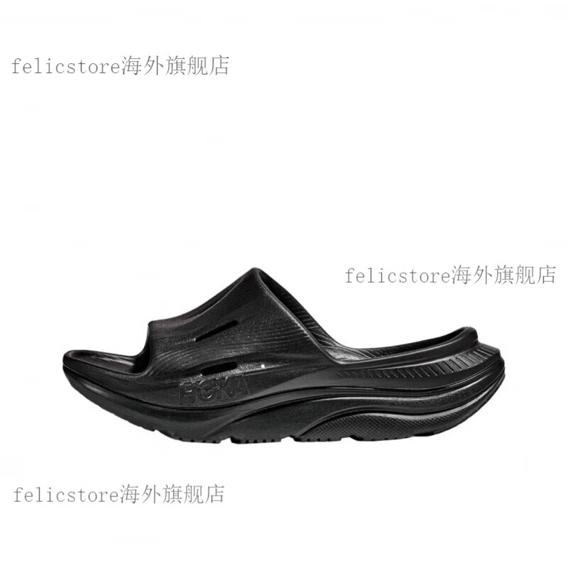 HOKA 中性拖鞋 0 1135061-BBLC M11W13码 M3W5码 M4W6码 M5W7码 M6W8码 M7W9码 M8W10码 M9W11码 黑色/黑色