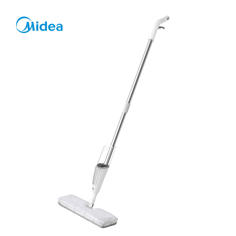 美的/Midea 吸尘器 FC2 1.即拖即干；
2.100cm远距离喷雾；
3.450ml水箱大容量，一次注水拖完110㎡；
4.约0.9KG轻量化设计，小女生也能单手拎；
5.双面翻转拖板，效率加倍；
6.清洁保养多用，干湿两用，高处处理也轻松