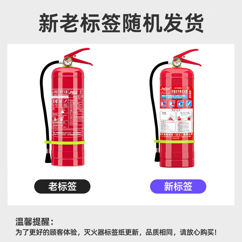 绿消干粉灭火器套装LX-4kg-mhqx-ZH手提式干粉灭火器4公斤灭火器消防器材商用灭火器箱子组合套装